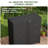 Kinying Outdoor Storage Cabinet Waterproof, Resin Outdoor Storage Box With 2 Shelves For Garden/Patio/Bathroom, All Weather Outdoor Storage Shed-123400498