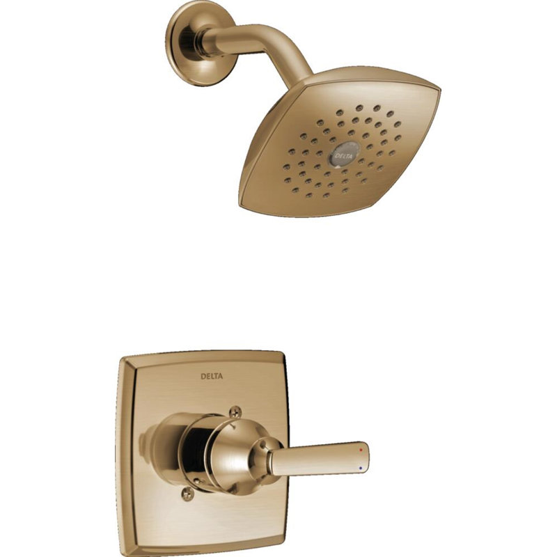 Ashlyn 14 Series Single-Function Shower Faucet Set, Shower Valve Trim Kit, Champagne Bronze