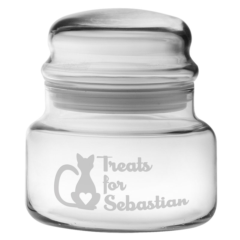 Gâteries personnalisées de 0,9 lb pour pot d'apothicaire Kitty, Oui