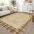 Extra Large Washable Plaid Rugs Modern Bordered Rugs Non-Slip, Low Pile Soft Floor Carpet for Family Room, Stain & Fade Resistant? Carpet-1091972869