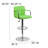 Chestertown Adjustable Bar Stools - Counter Height Barstools with Back and Armrest-31020305