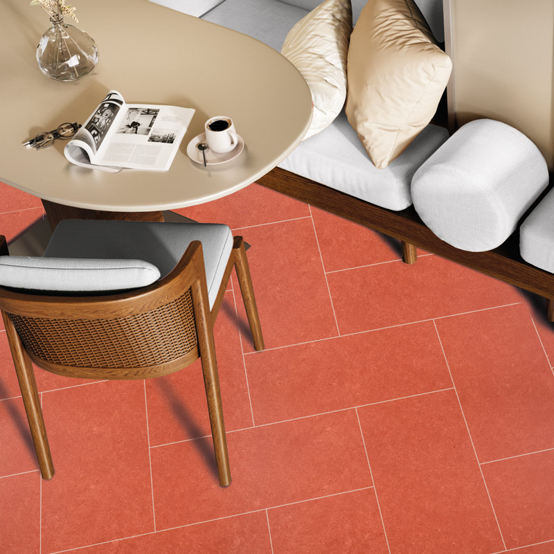 Artistic Freedom 12"X24" Porcelain Stone Look, Cherry