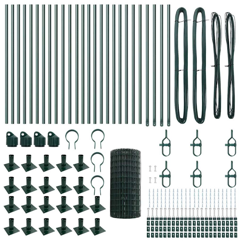 60cm H x 5000cm W Steel Fence Panels Included