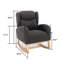Chaise berçante à oreilles rembourrée Classic-1642680576