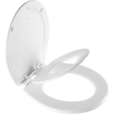 NextStep2 Round Slow Close Toilet Seat with Built-In Potty Training Seat