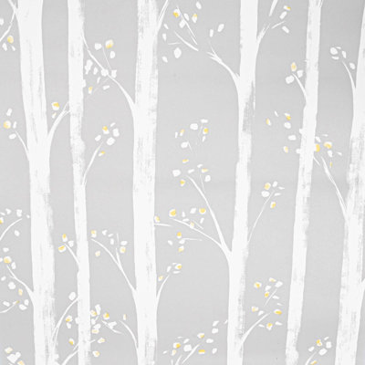  Grey Botanical Paste The Wall Wallpaper 909504