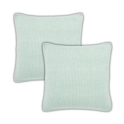 Housse de coussin en duvet et plumes touffetées avec insert