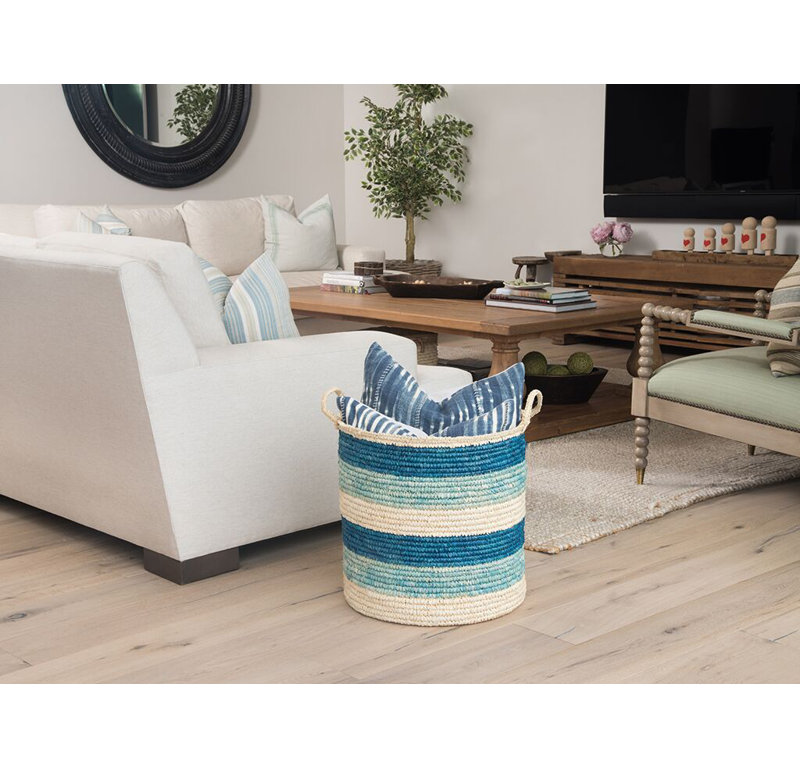 Zeppelin Hand Woven Round Storage Basket