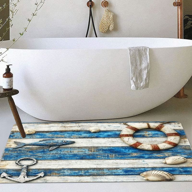 Tapis de porte de plage 1Pc, L 19,69 po x L 31,5 po
