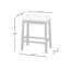 Tabouret de selle rembourré 24 po Brenner-849152452-849152458