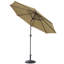Aaroon 300 cm W X 300 cm D Octagonal Tilt Market Parasol with Crank Lift-60025220