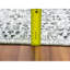 9'1"x12' White Undyed 100% Wool Hand Knotted Mamluk Dynasty Design Rug G79679