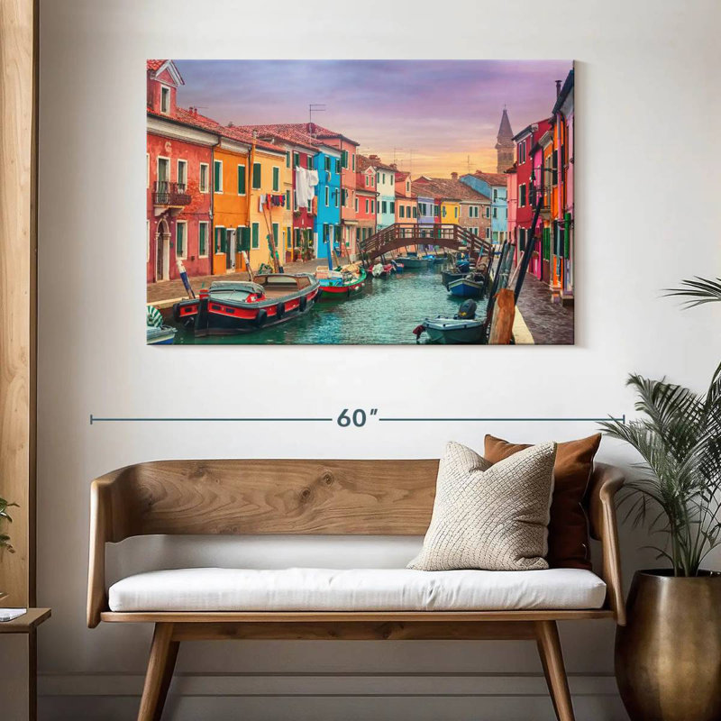 Kavia Dusk In Burano, H 32 po x l 48 po