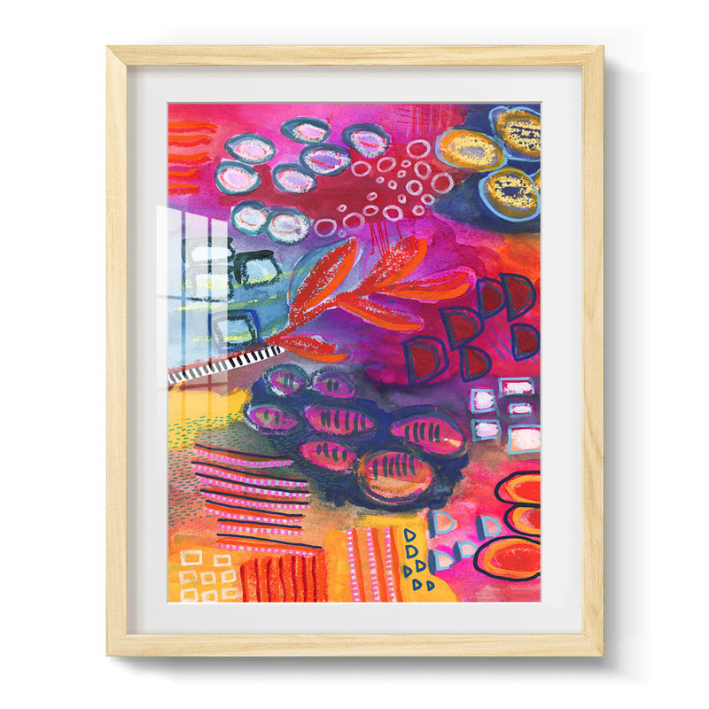 «Vivacialy change I», impression encadrée, Naturel, H 28,5 po x l 20,5 po