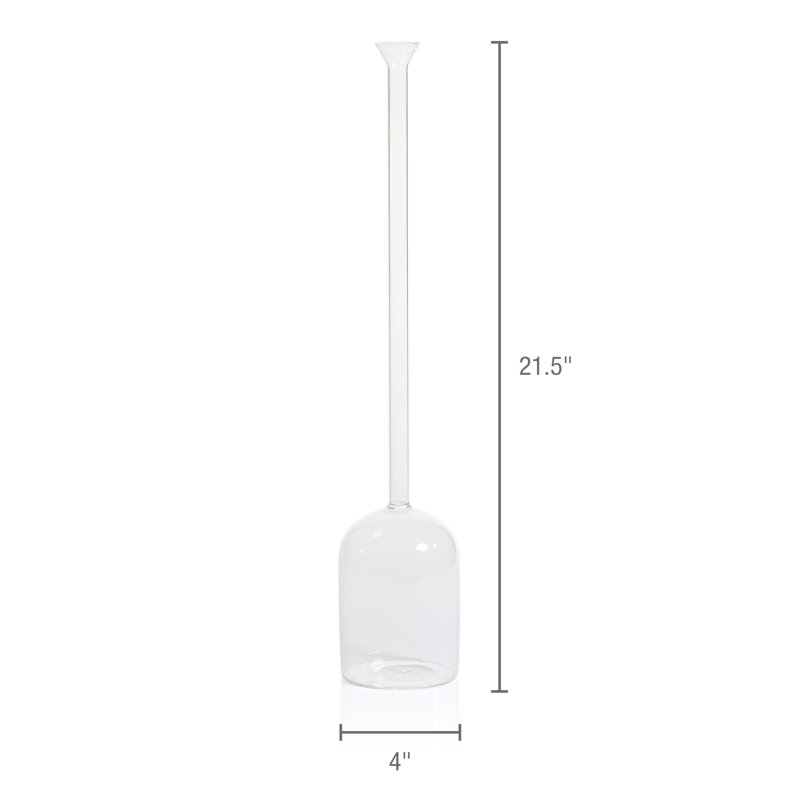 Mandujano Glass Floor Vase