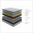 Diamond Innerspring Hybrid And Cooling Gel Memory Foam Mattress, Pressure Relief, And Motion Isolation, Certipur-US And Oeko TEX Certified-1923872957-1923872954