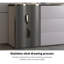 Armoire d'appoint en bois massif Post-Modern