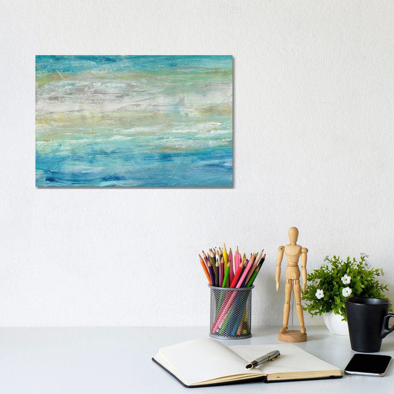 Wave Length II by Tim OToole - Wrapped Canvas Painting, 20.32 cm H x 30.48 cm W