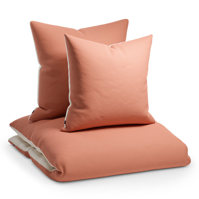 Polyester Unicoloured Duvet Cover Set with Pillow Shams