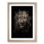 Leopard in the Dark in Abstract - Picture Frame Graphic Art Print-55772031-55772029