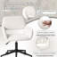 Chaise de travail pivotante à 360 degrés Cruce avec conception ergonomique, réglable en hauteur pour la chambre à coucher et le bureau-403984495