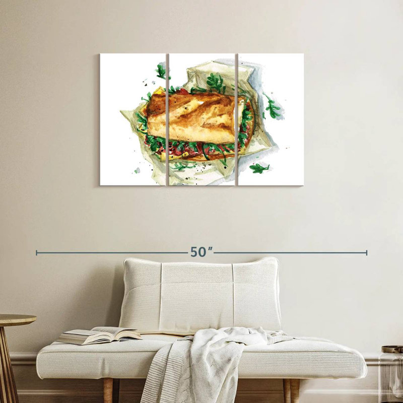 Sandwich, 24" H x 38" W