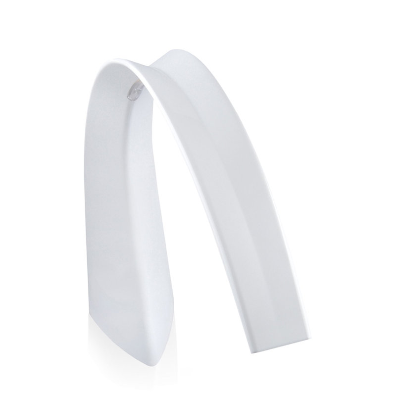 Taj LED Table Lamp, 24.41'' H X 21.85'' W X 5.91'' D, Matte Glossy White