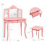 Demoss Kids Vanity Set with Mirror-318014148