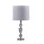 Lampe de table moderne en cristal taillé 23,5 po Cale