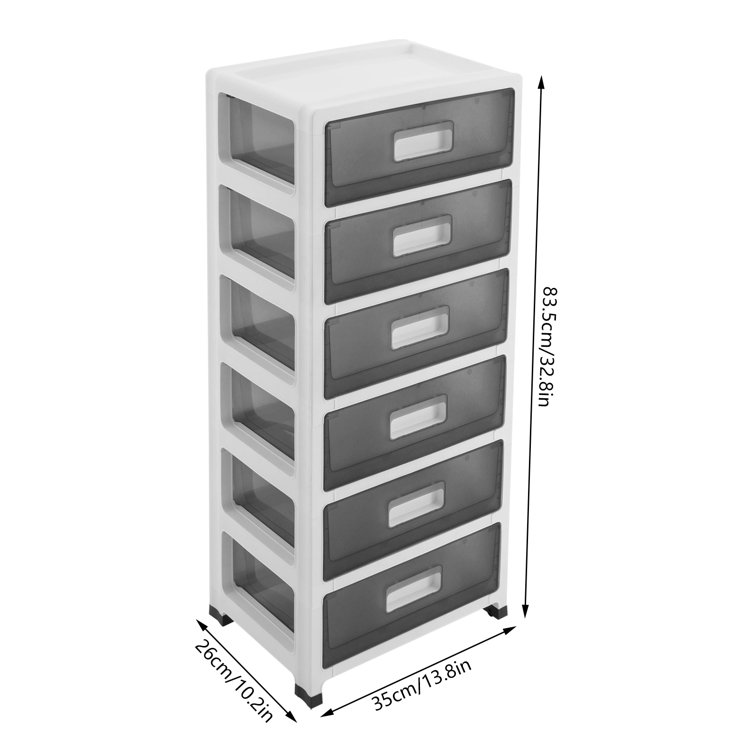 5x Desktop Full Set Storage Drawer