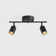 Shura 2-Light Integrated LED Track Light with Rotatable Heads, 1 ft. Fixed Track Lighting Kit, 3000k