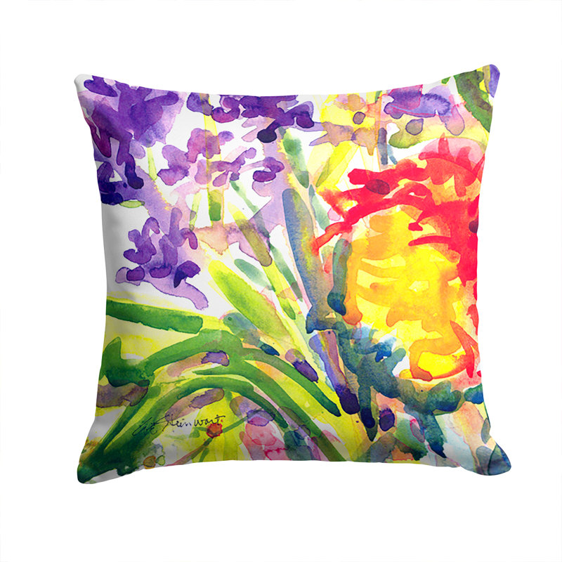 Flower Indoor/Outdoor Throw Pillow