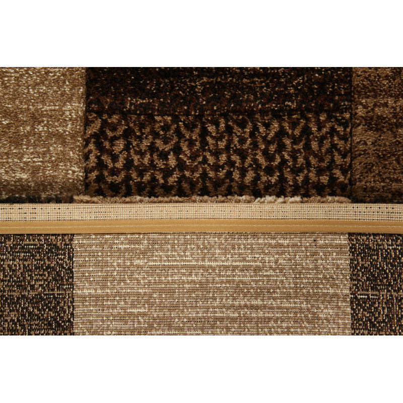 Square Rala Geometric Area Rug, Rectangle 160 x 230cm