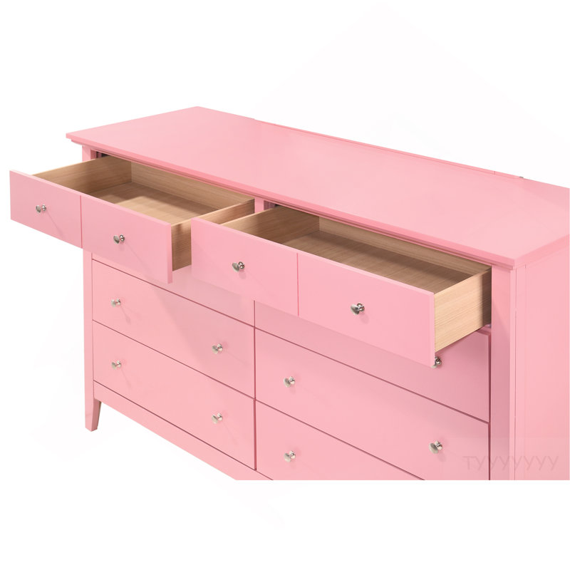 Charmante commode décontractée rose, Rose