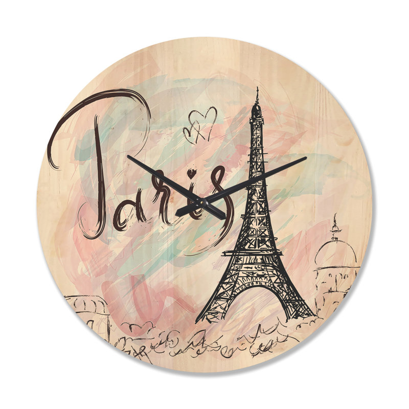 Solid Wood Wall Clock, Extra Large