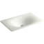 Iron Tones® Metal Rectangular Drop-In Bathroom Sink-1847607864