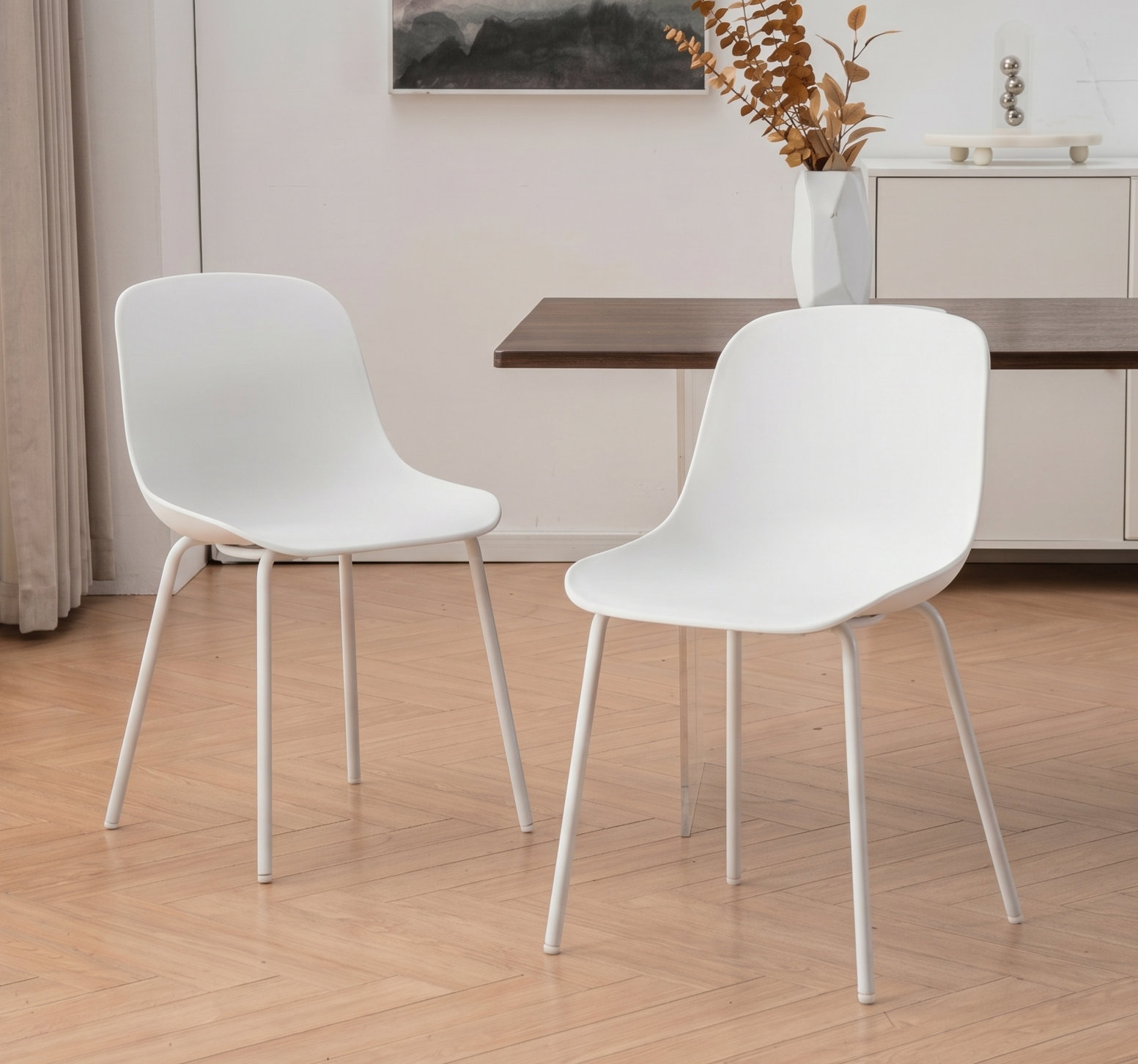 Meli Dining Chair, White