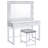 Upholstered Square Vanity Stool