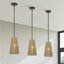 Luminaire suspendu en bronze 1 lumière Aurea