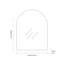 Metal Arch Mirror-109789602
