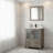 Brescia 30" Single Sink Freestanding Bathroom Vanity with Ceramic Top and Matching Mirror-1418267423