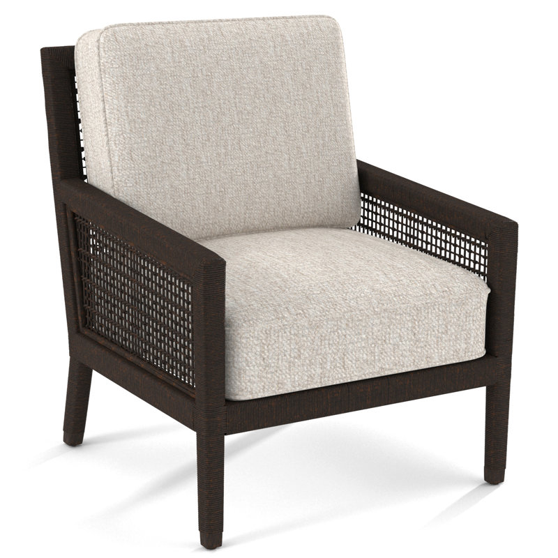 Fauteuil Harper de 28 po de largeur, Performance Crypton des neiges; 0884-91, Café