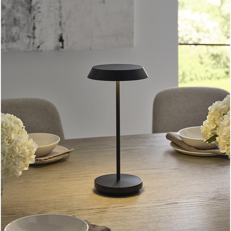 Tepa Accent Rechargeable Table Lamp, Black