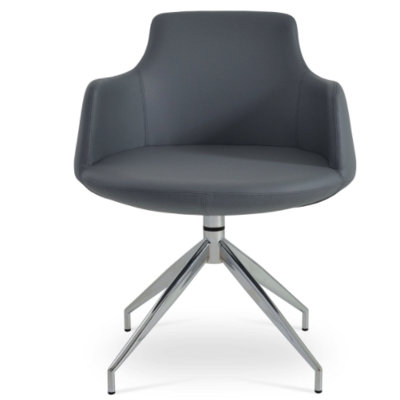 Dervish Spider Swivel Arm Chair