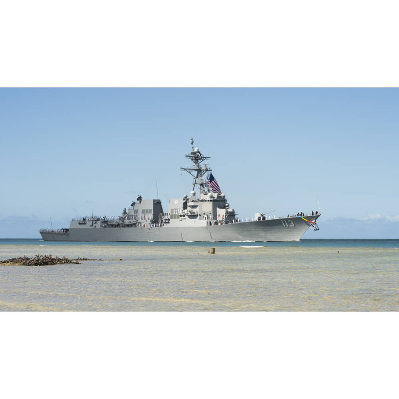 USS John Finn (DDG-113) moyen, H 10 po x l 30 po x P 5 po