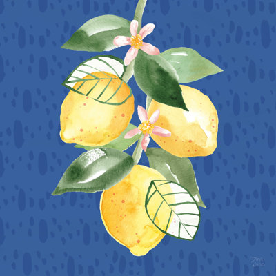 Citron Traditions V par Dina June - impression sur toile tendue