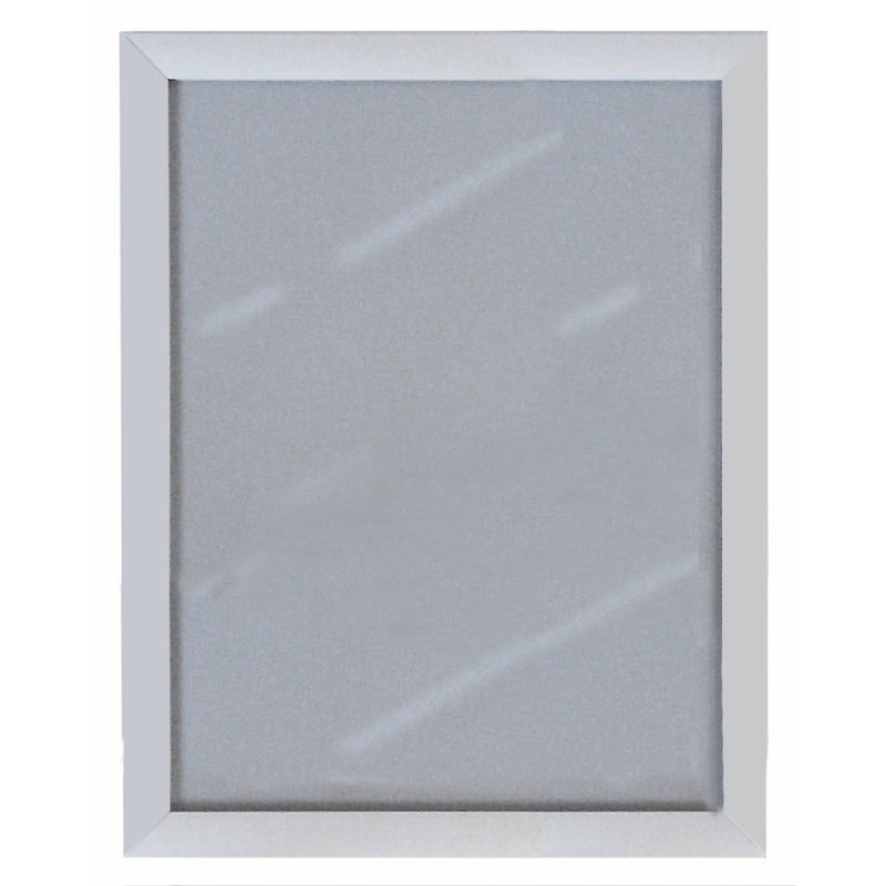 Liller Silver Metal Picture Frame, Satin Anodized, 14" H x 11" W x 0.38" D