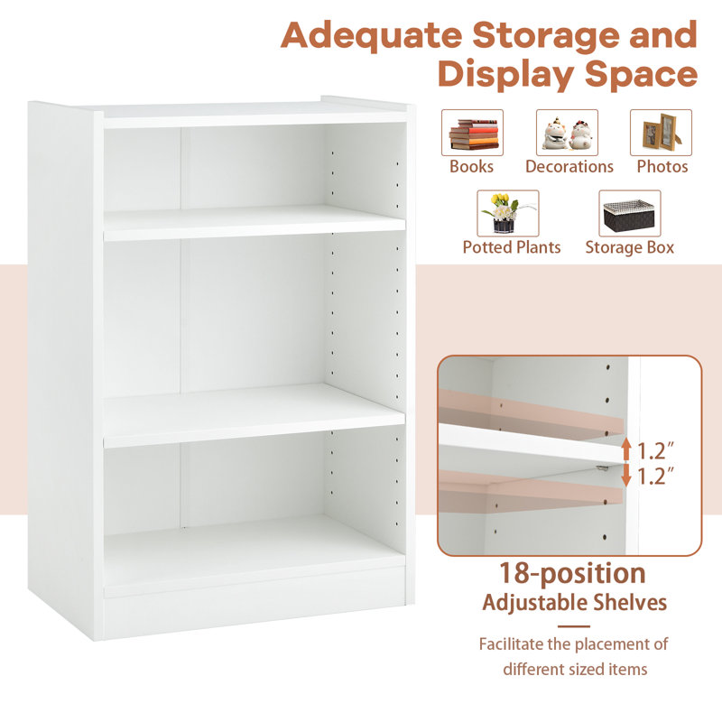 Azuredee Bookcase, White