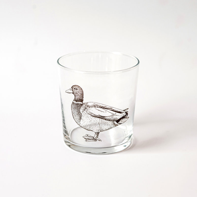 Wildlife Glass Wine Glass