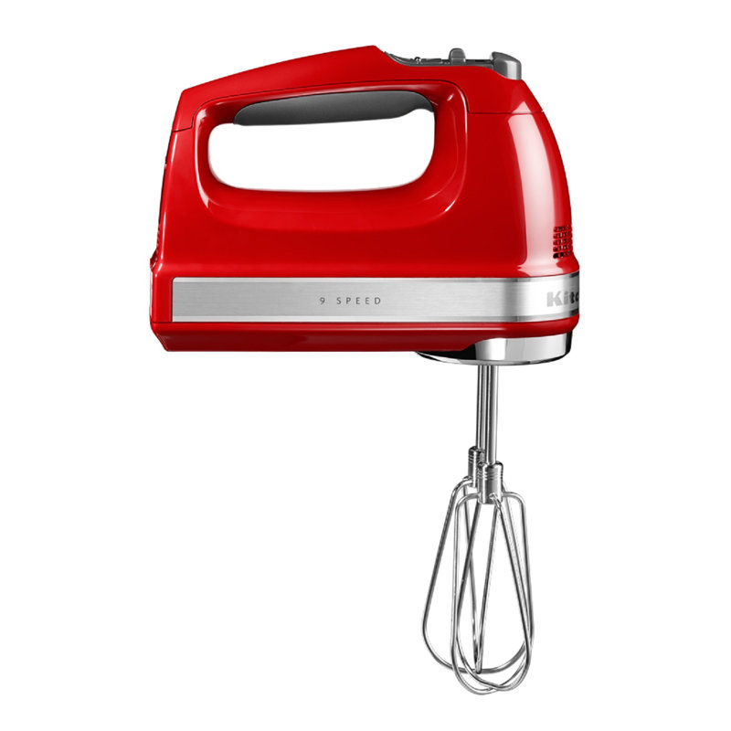 KitchenAid 9 Speed Hand Mixer, Empire Red